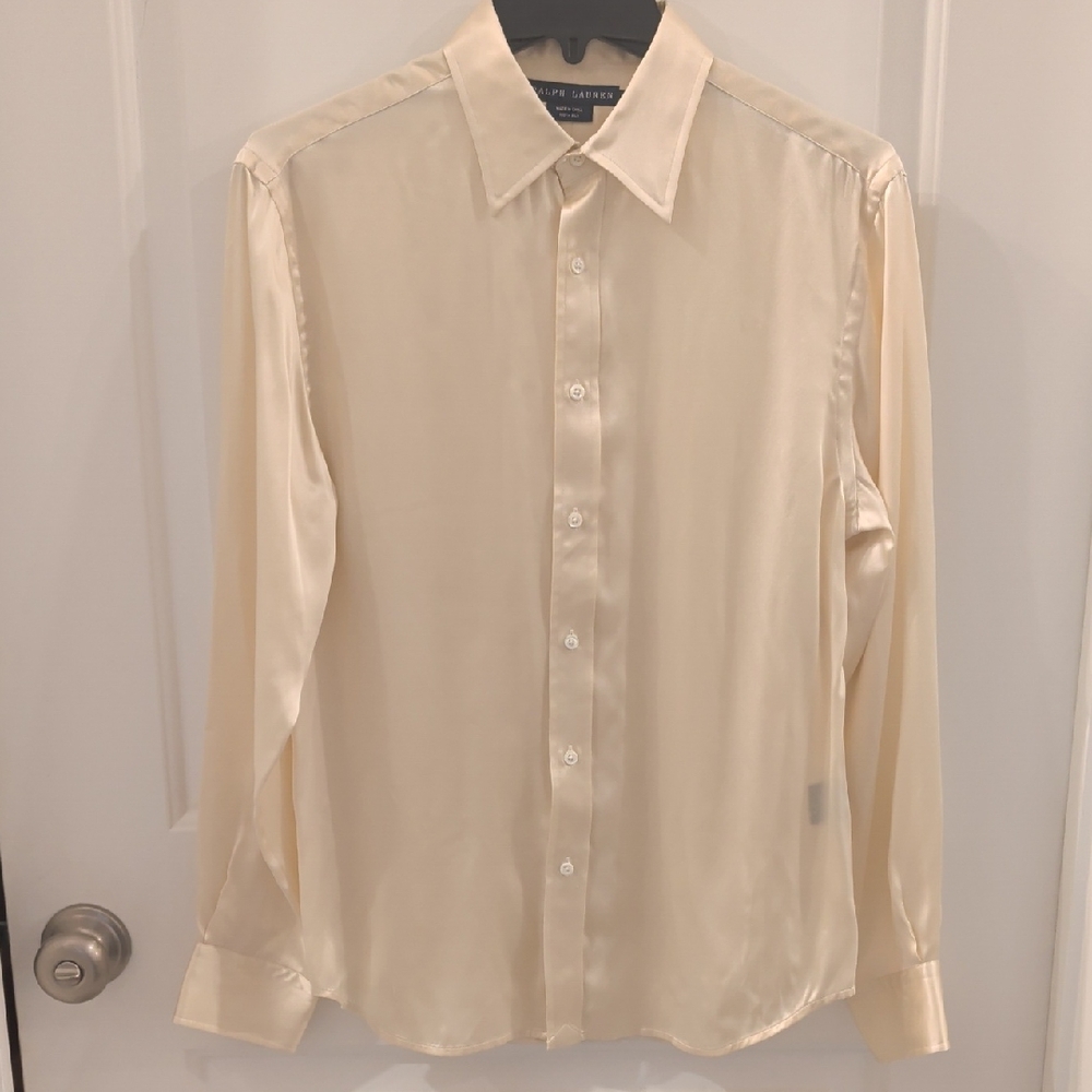 Ralph Lauren Women''s Ivory Dress Shirt